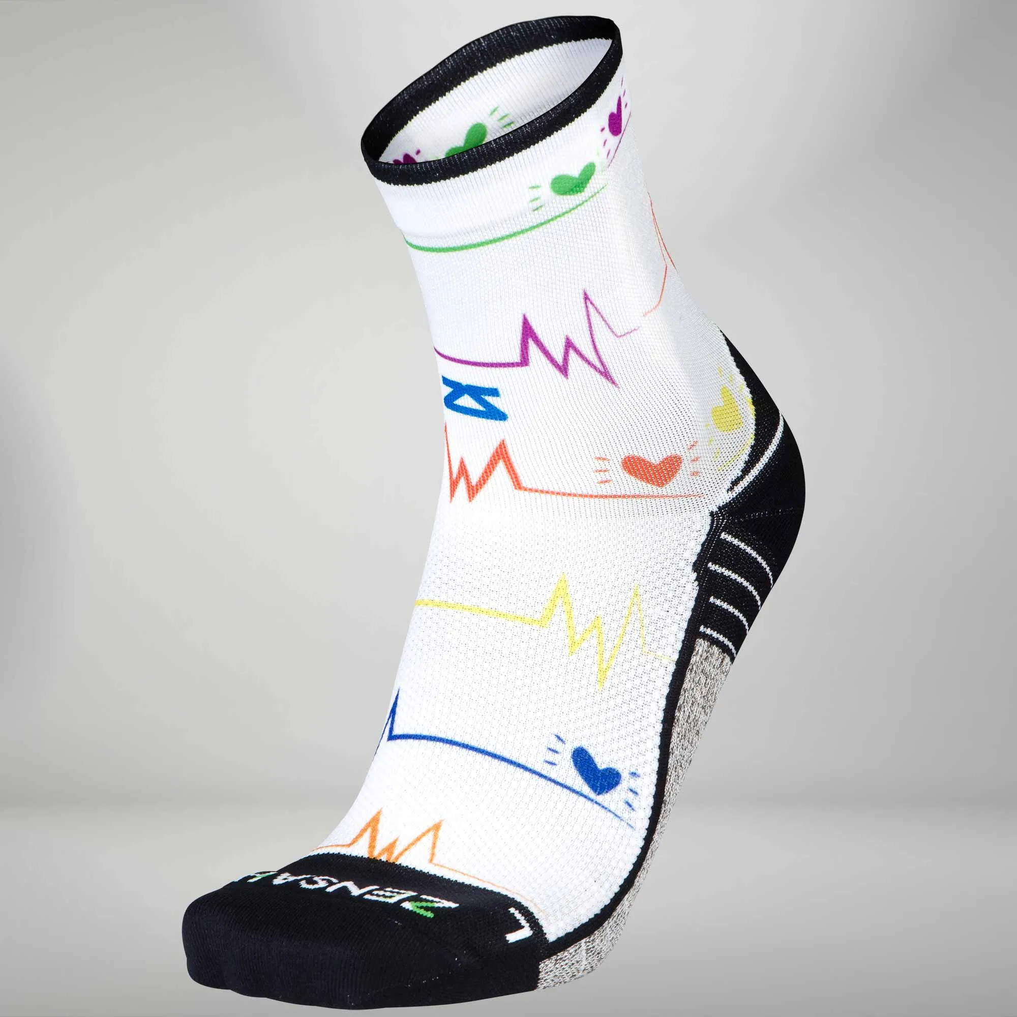 EKG Running Socks (Mini Crew)