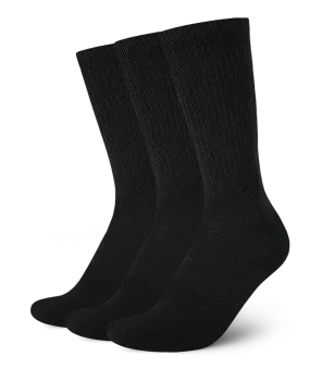 Everyday Merino Crew Socks Black 3-Pack