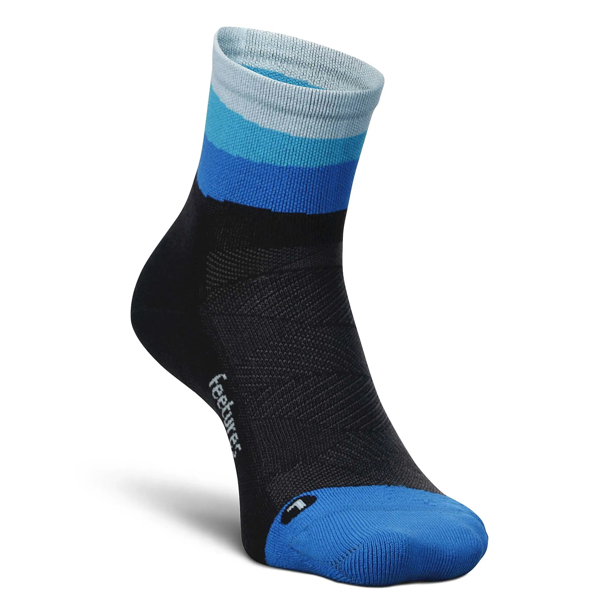 Feetures | Unisex Elite Light Cushion Quarter - Oceanic Ascent