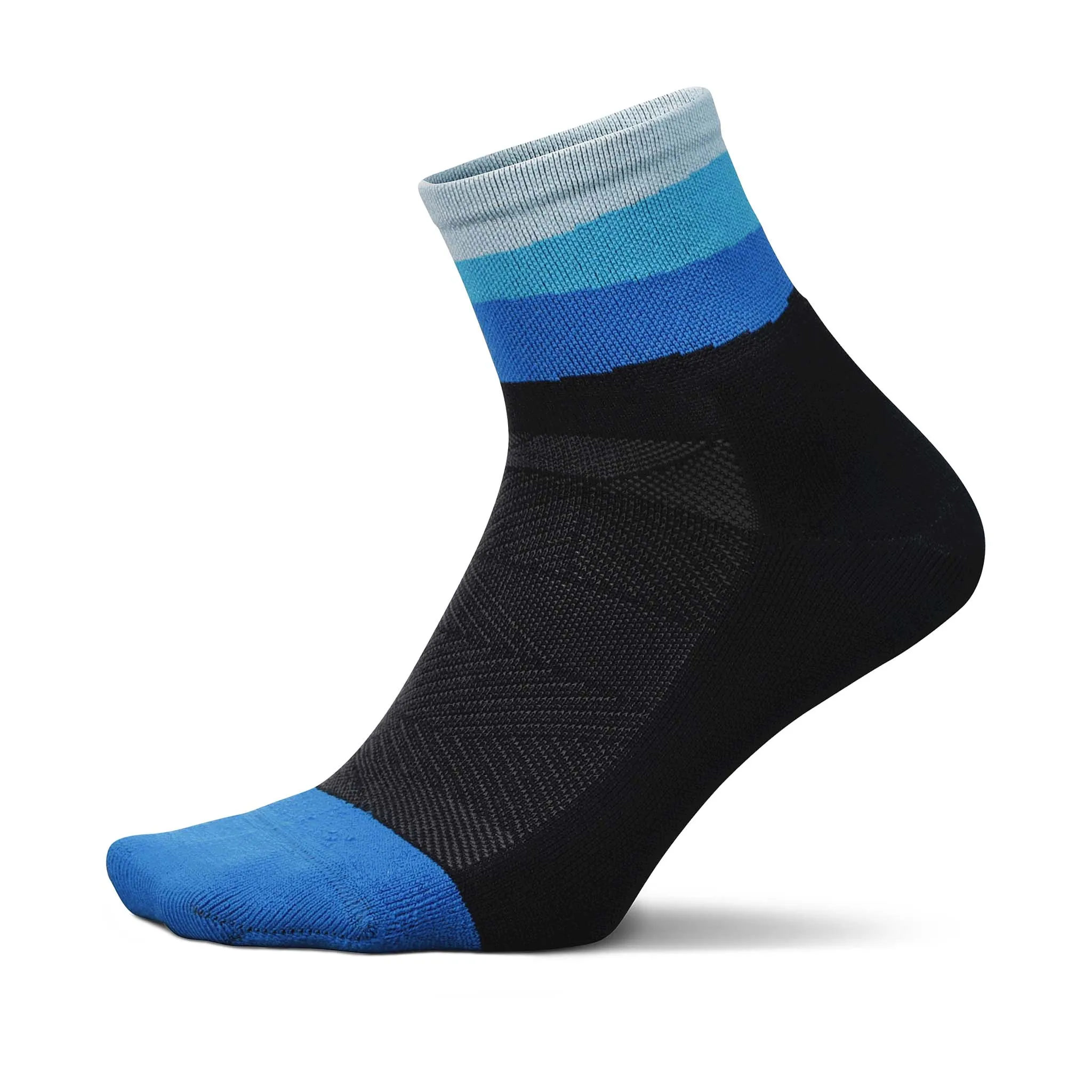 Feetures | Unisex Elite Light Cushion Quarter - Oceanic Ascent