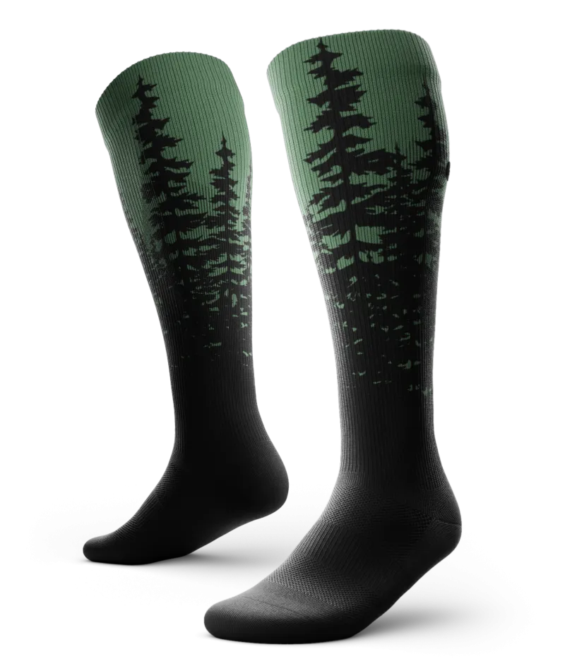 Fir Knee High Compression Socks