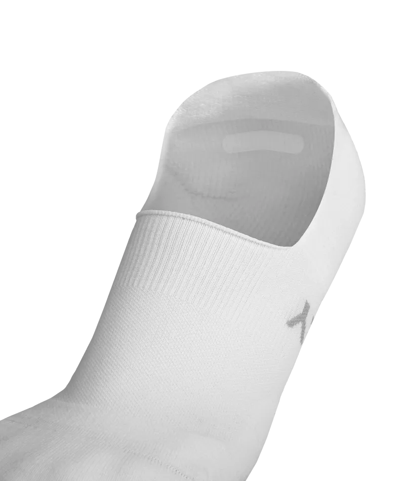 Flagship No Show Socks White 3-Pack