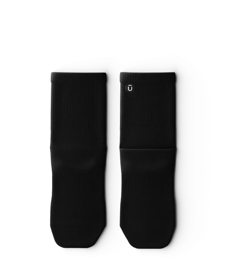 Flagship Quarter Socks Black