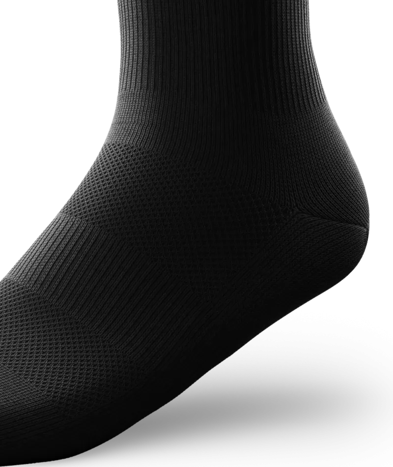 Flagship Quarter Socks Black