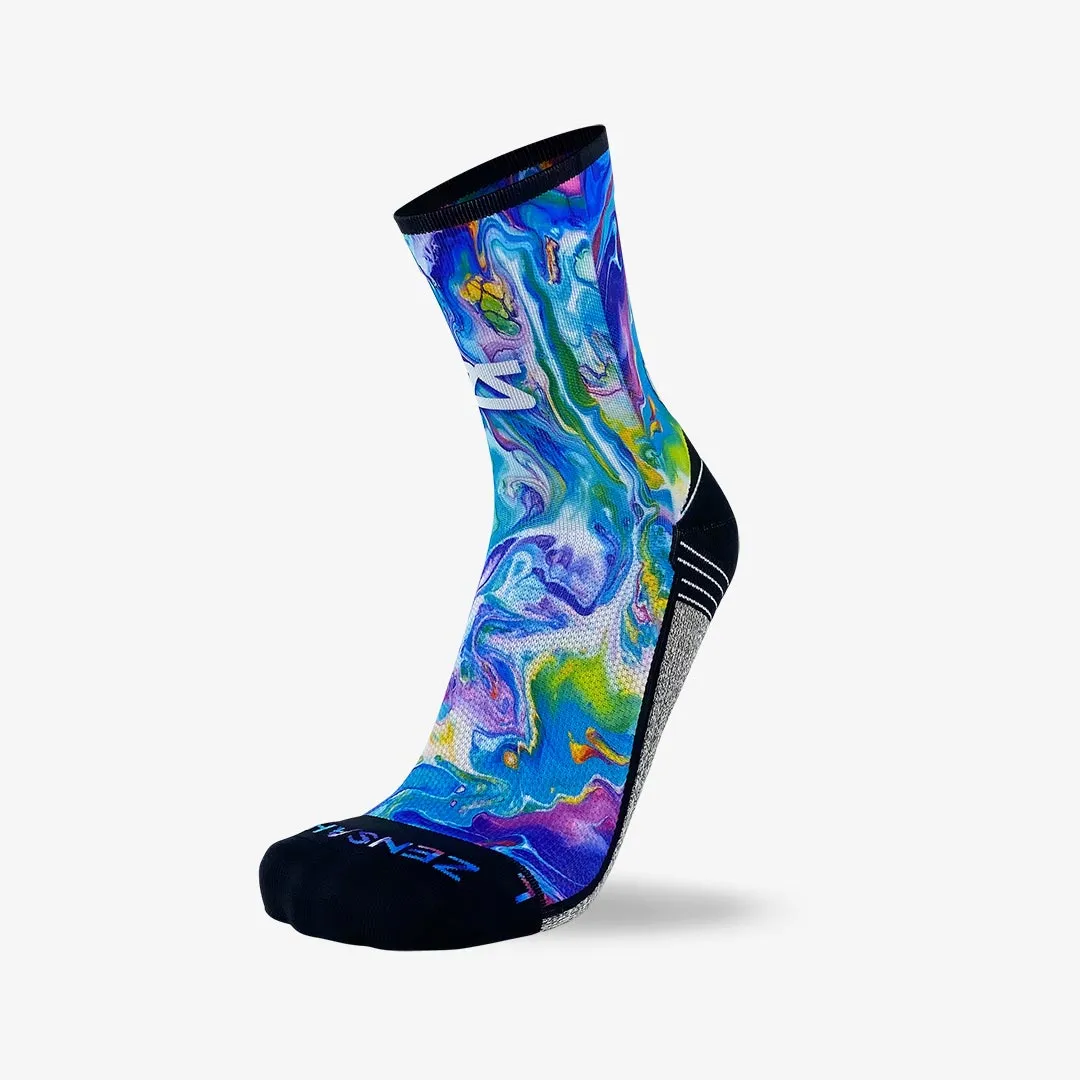 Fluid Art Socks (Mini-Crew)