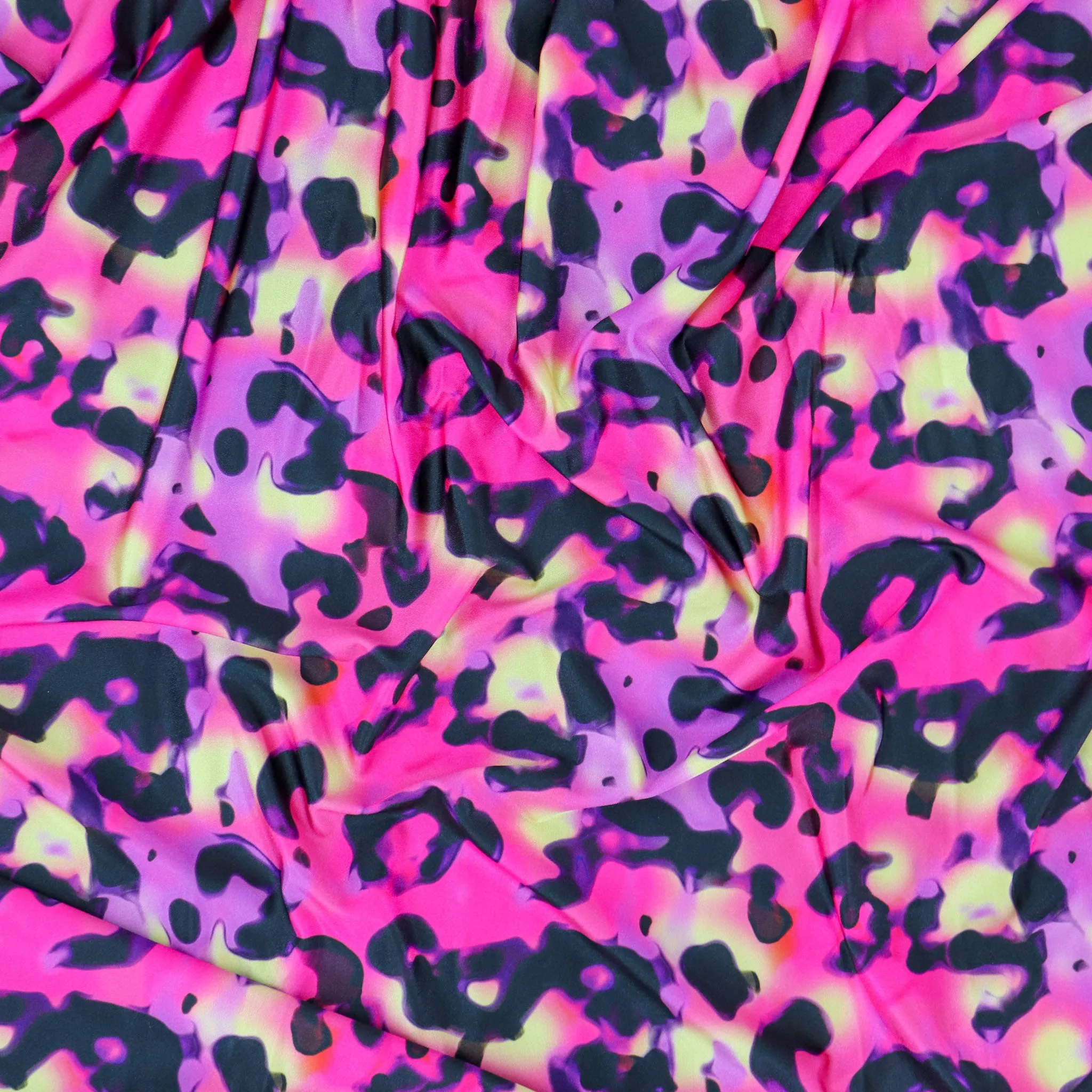 FS1133 Pink Leopard Spandex Stretch Fabric