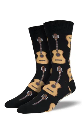 Guitars Extra Large Men's Socks