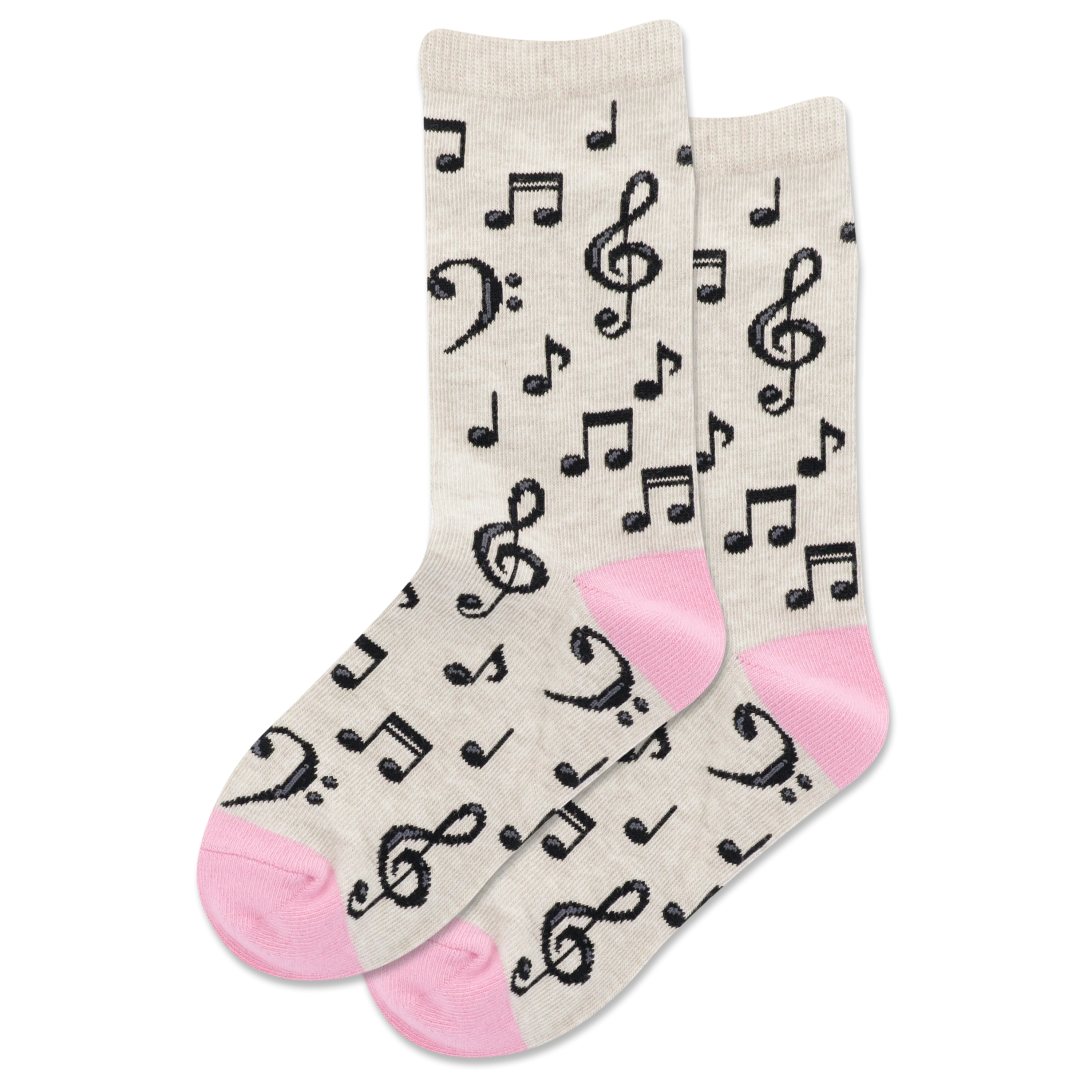 HOTSOX Kid's Musical Notes Crew Socks