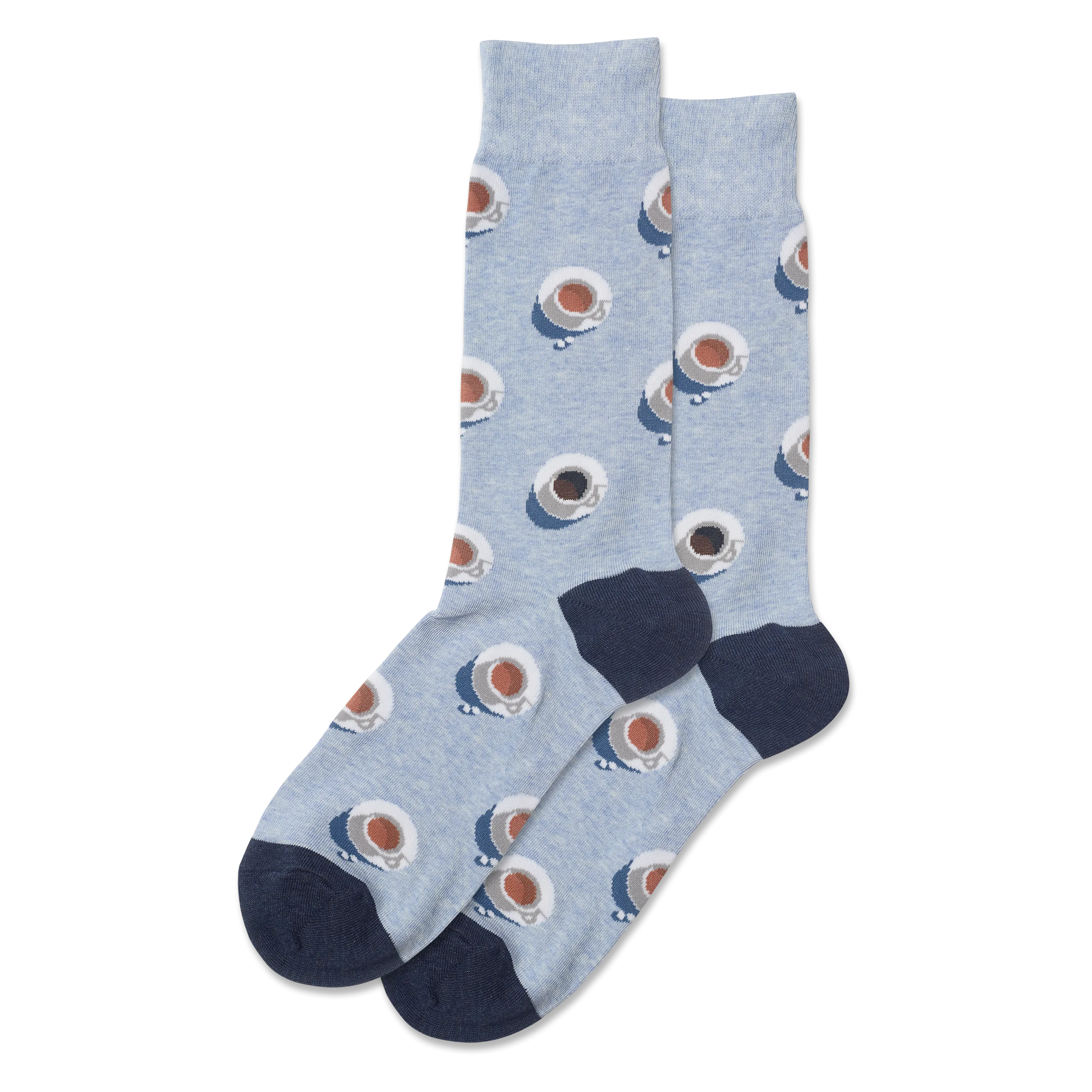 HOTSOX Men's Coffee Cups Crew Socks