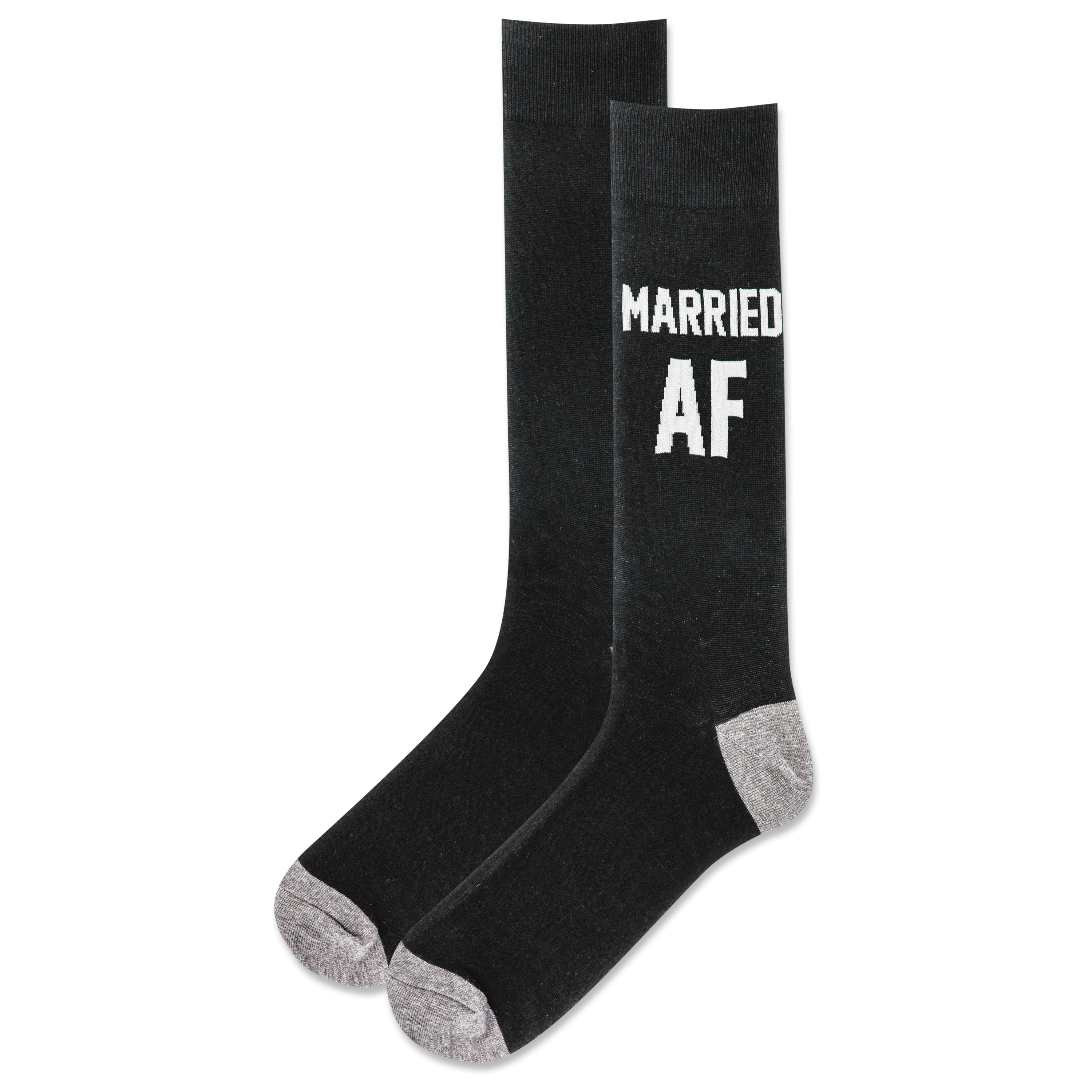 HOTSOX Men's Married AF Crew Sock