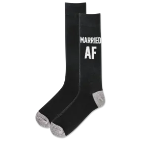 HOTSOX Men's Married AF Crew Sock