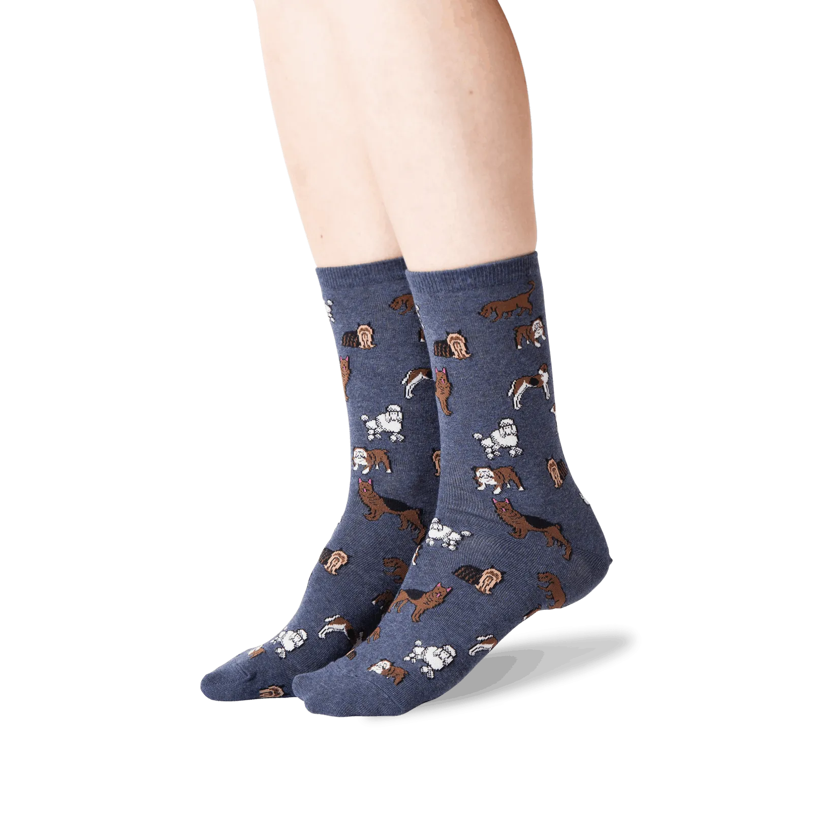 HOTSOX Women's Classic Dogs Crew Socks