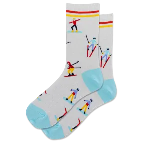 HOTSOX Women's Metallic Skiers Crew Sock