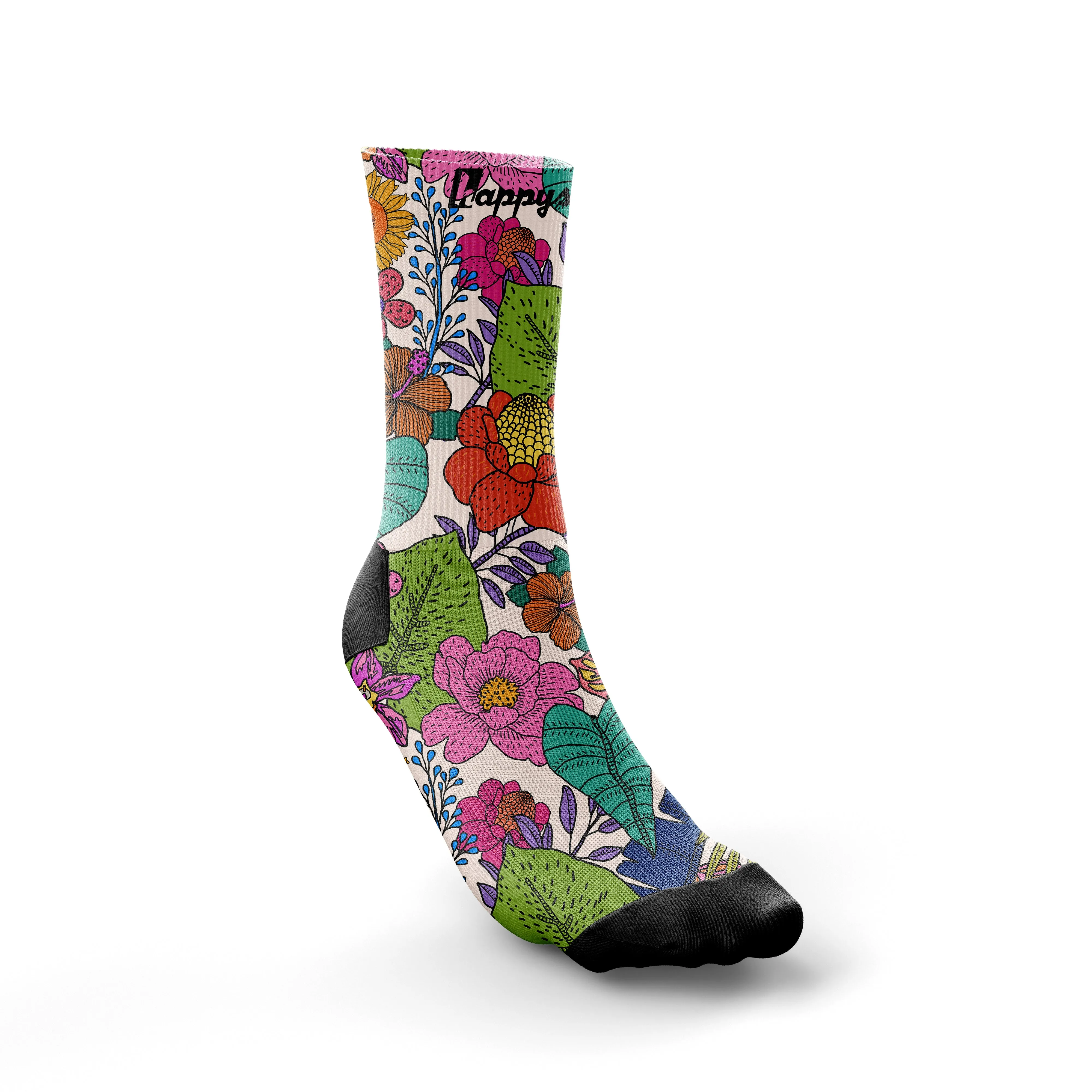 ''I'll bring you flowers'' crew socks