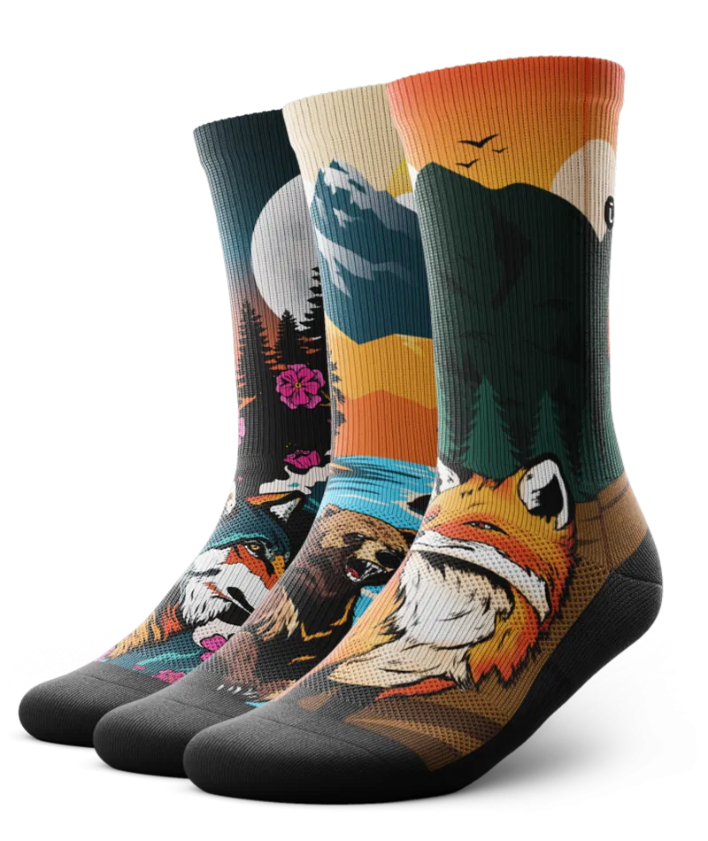 Into The Woods Crew Socks 3-Pack