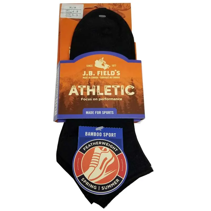 J.B. Fields Bamboo Featherweight Athletic socks - 3pk