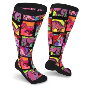 Jurassic Non-Binding Diabetic Socks