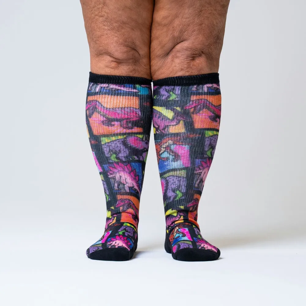 Jurassic Non-Binding Diabetic Socks