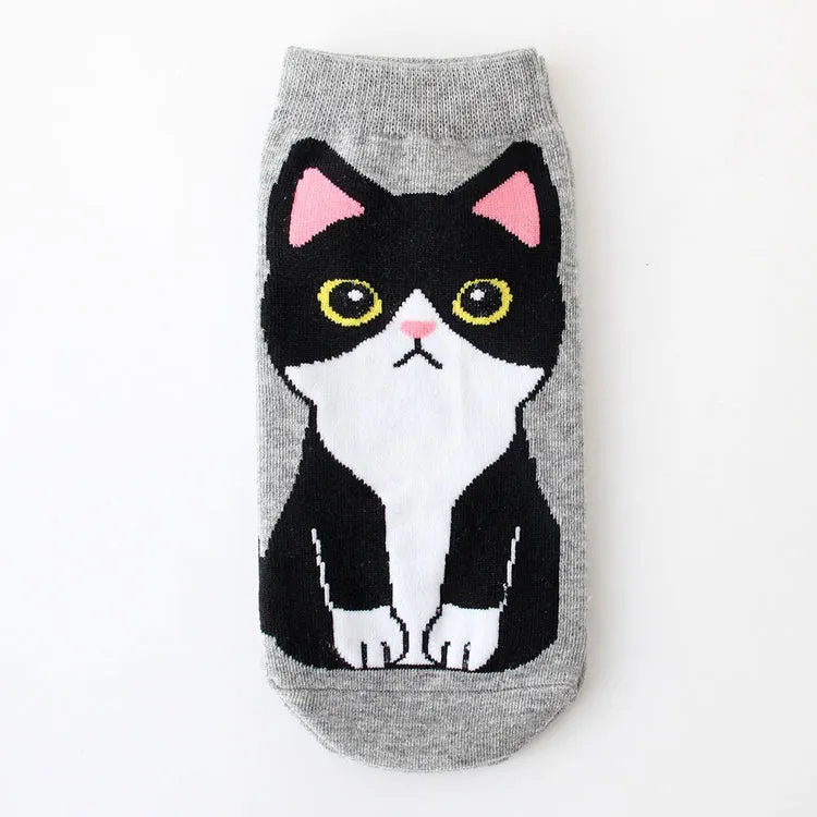 Kawaii Cute Ankle Socks - Tuxedo