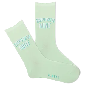 K.Bell Women's Empowermint Crew Sock