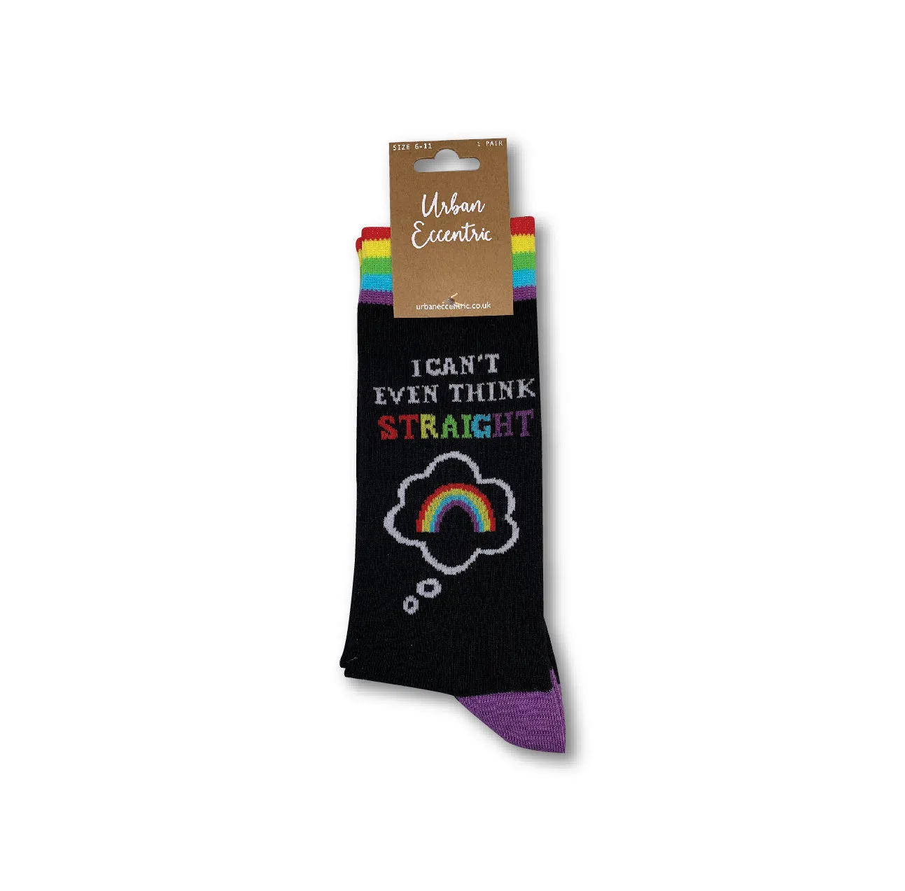 Ladies/Gents Cotton Rich Socks Uni-Sex Urban Eccentric Novelty I Can't Think Straight