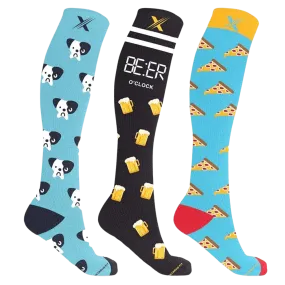 Lazy Weekend (3-pairs) Compression Socks