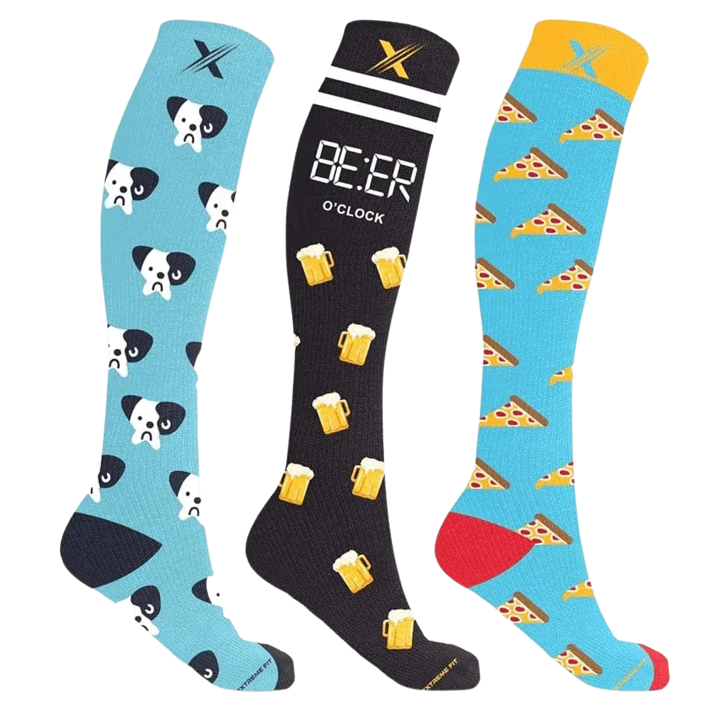 Lazy Weekend (3-pairs) Compression Socks