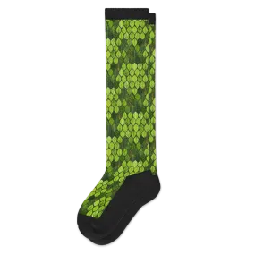 Leaf Mosaic EasyStretch™ Diabetic Socks