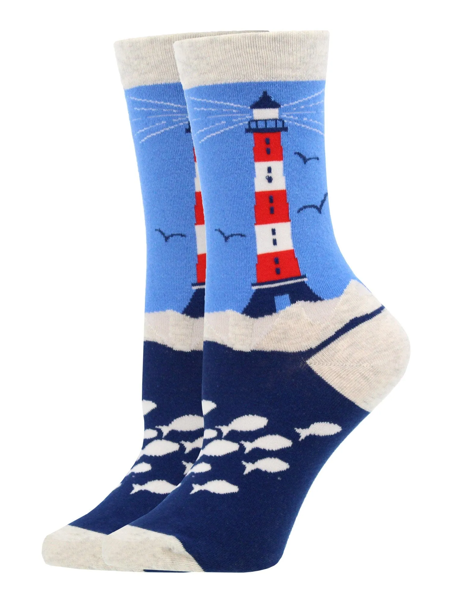 Lighthouse Socks for Perfect Ocean Lovers Gift