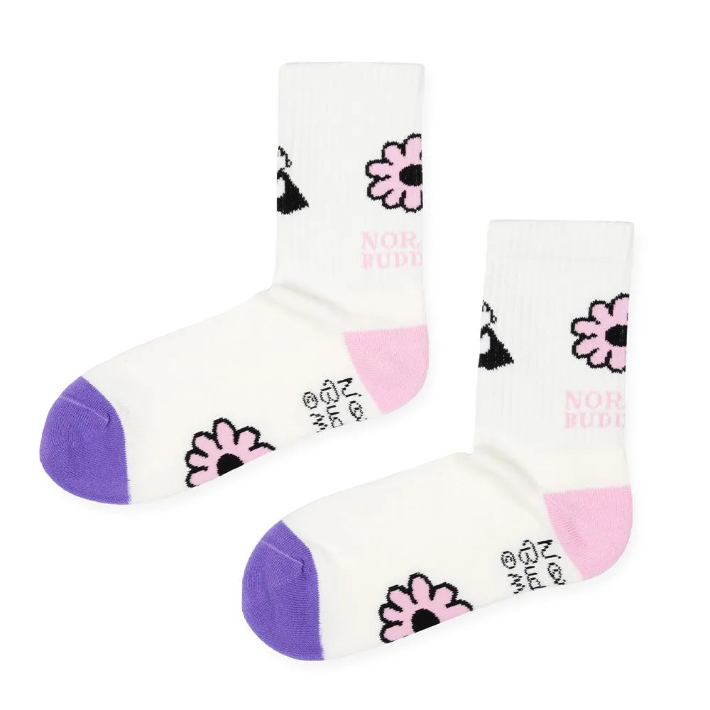 Little My Ladies Retro Socks White - Nordicbuddies