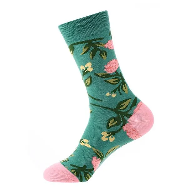 Macaron Geometric Animal Cotton Socks 62762386C