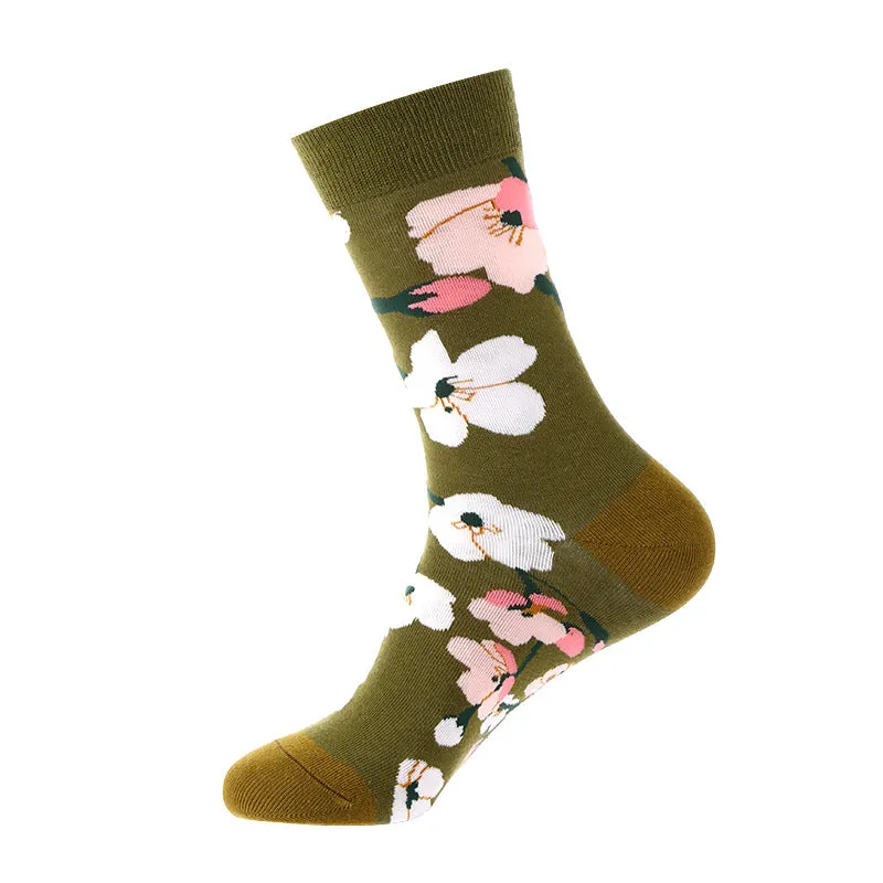 Macaron Geometric Animal Cotton Socks 62762386C