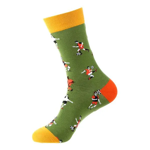 Macaron Geometric Animal Cotton Socks 62762386C