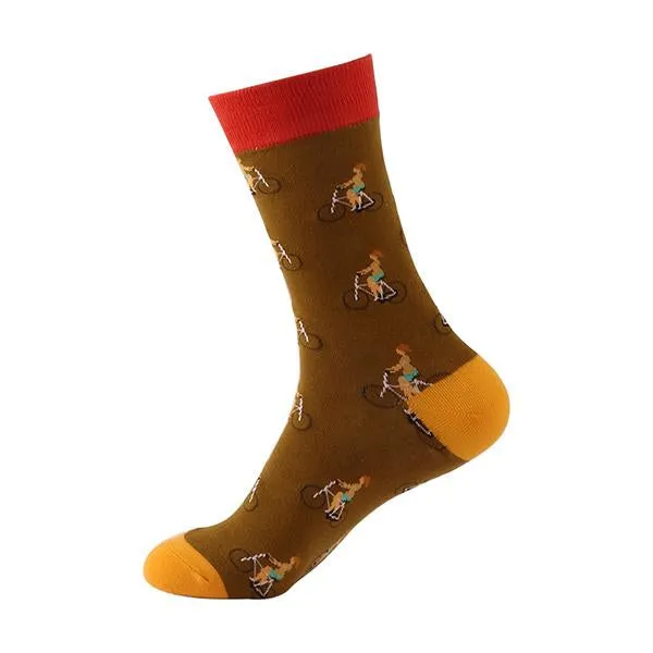 Macaron Geometric Animal Cotton Socks 62762386C