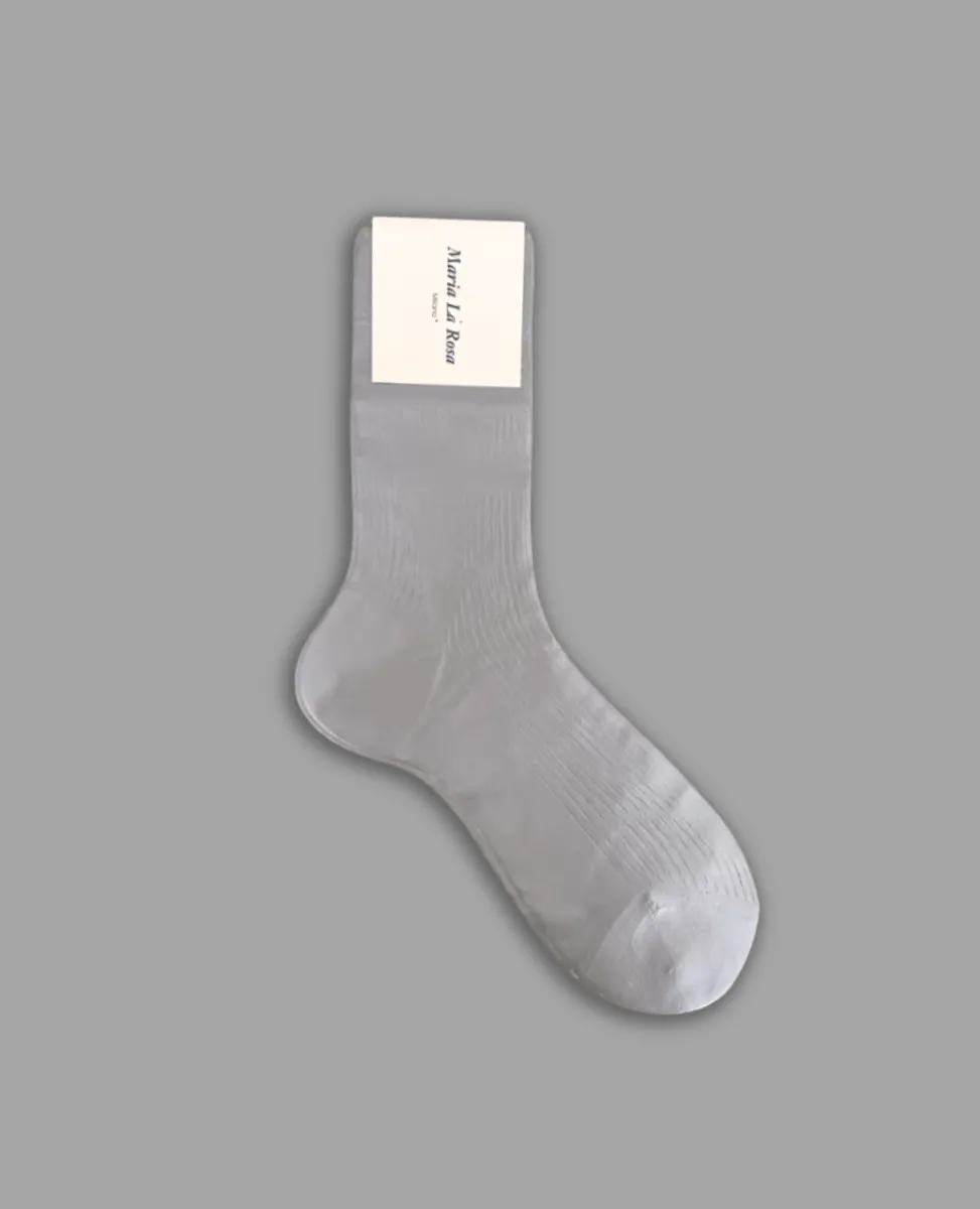 Maria La Rosa Perlino Silk Socks