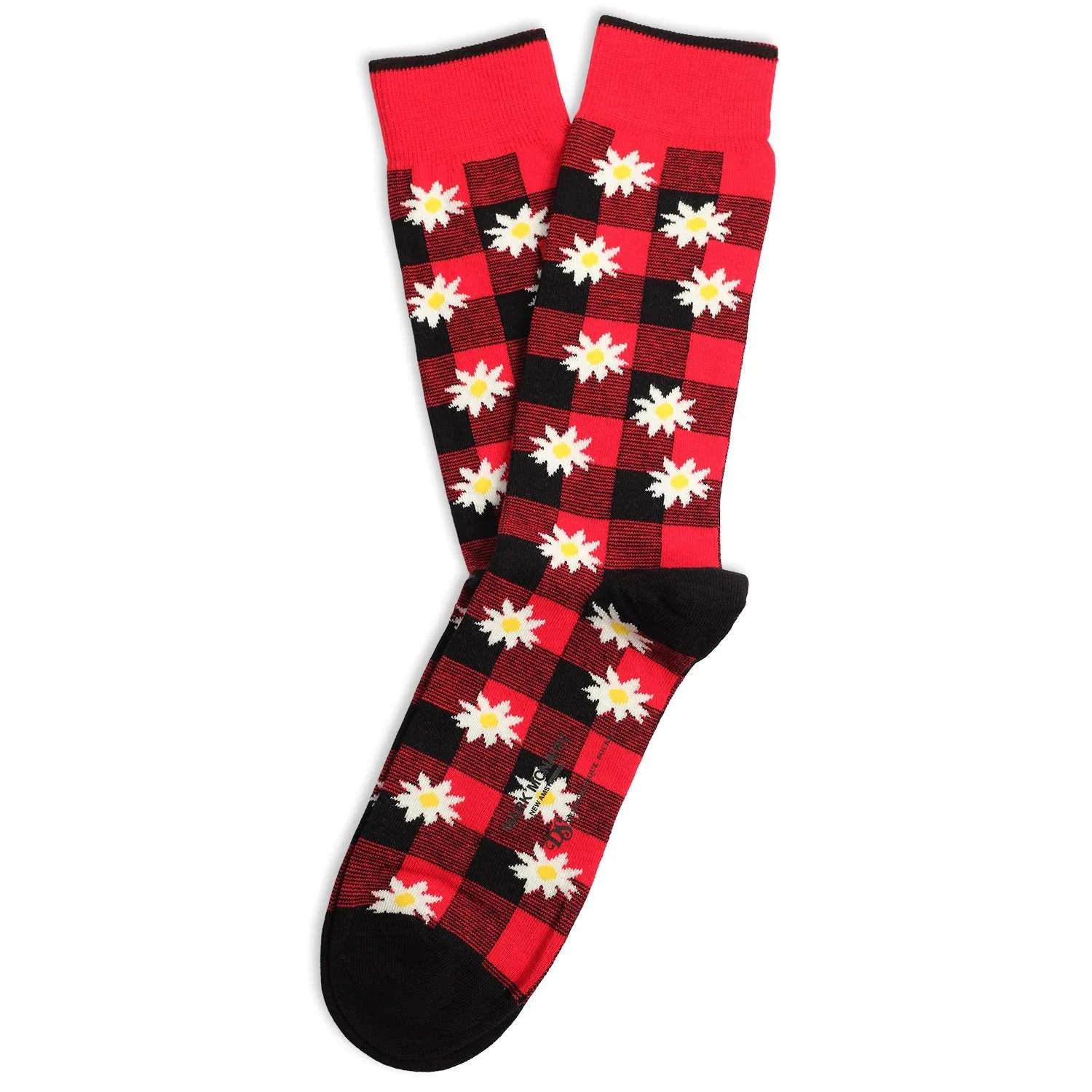 Mark McNairy x Democratique Socks Buffalo Daisy Spring Red