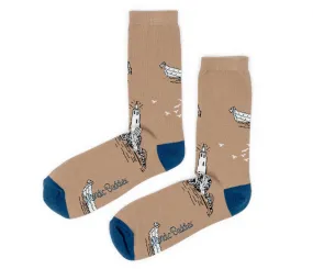 Moominpappa Boating Men Socks - Beige