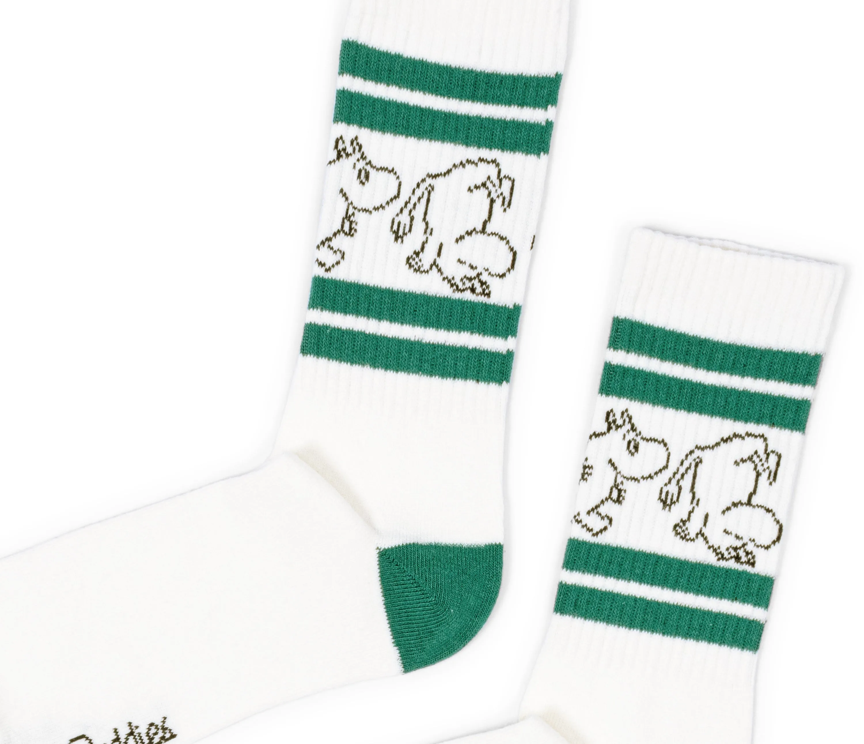 Moomintroll Retro Men Socks - White