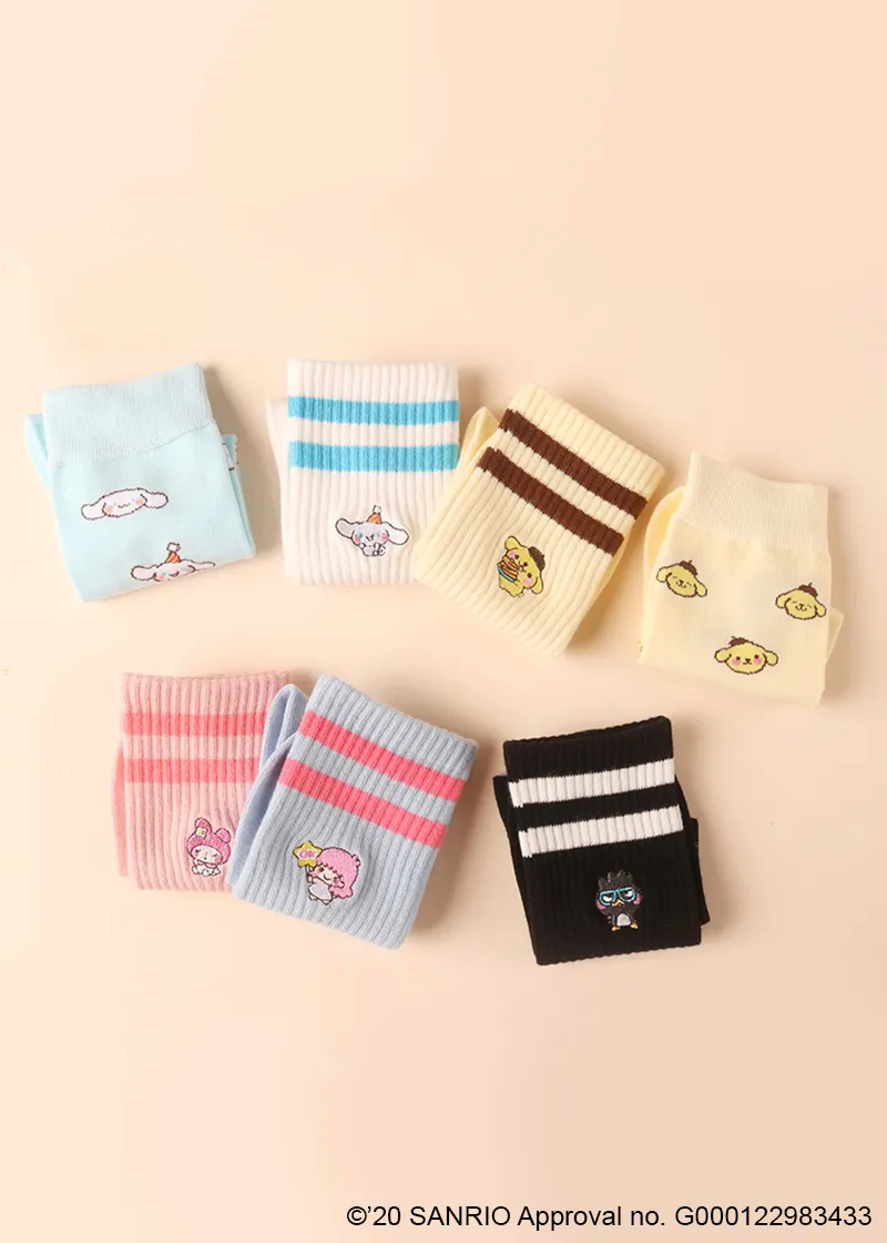 My Melody & Friends Two-Pair sock set - MINISO x SANRIO