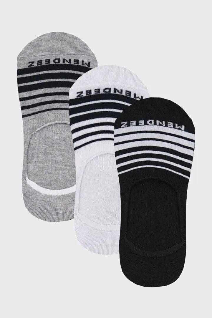 Neutral No Show Socks - 3 Pack