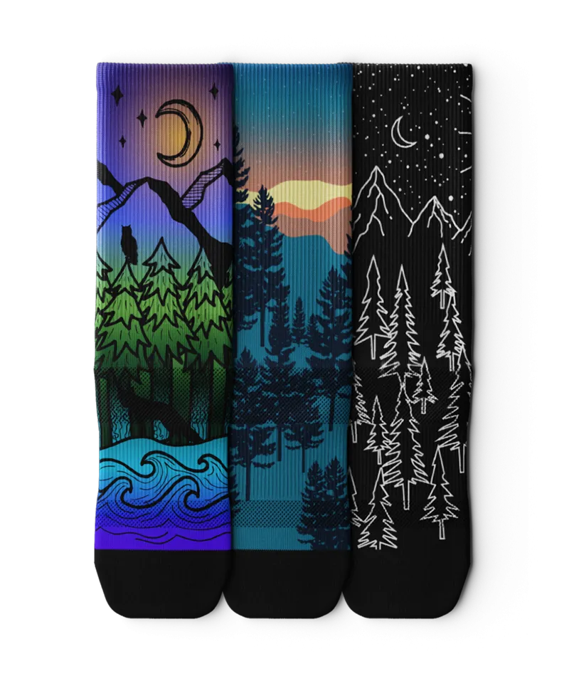 Nightfall Crew Socks 3-Pack