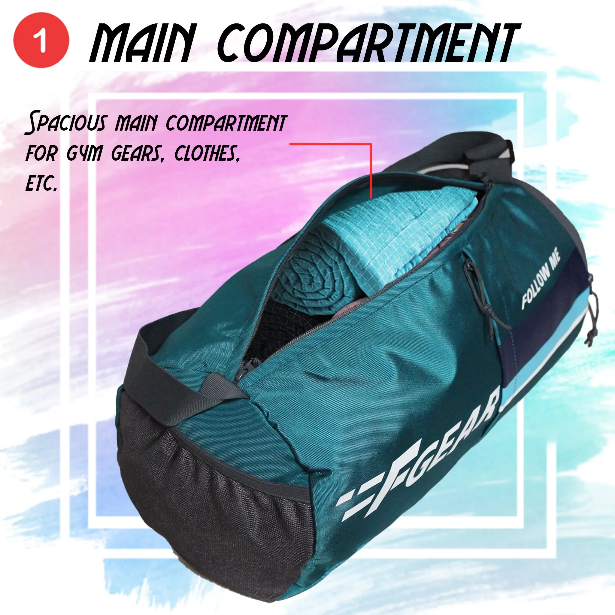 Ob 21L Marine Blue Gym Bag