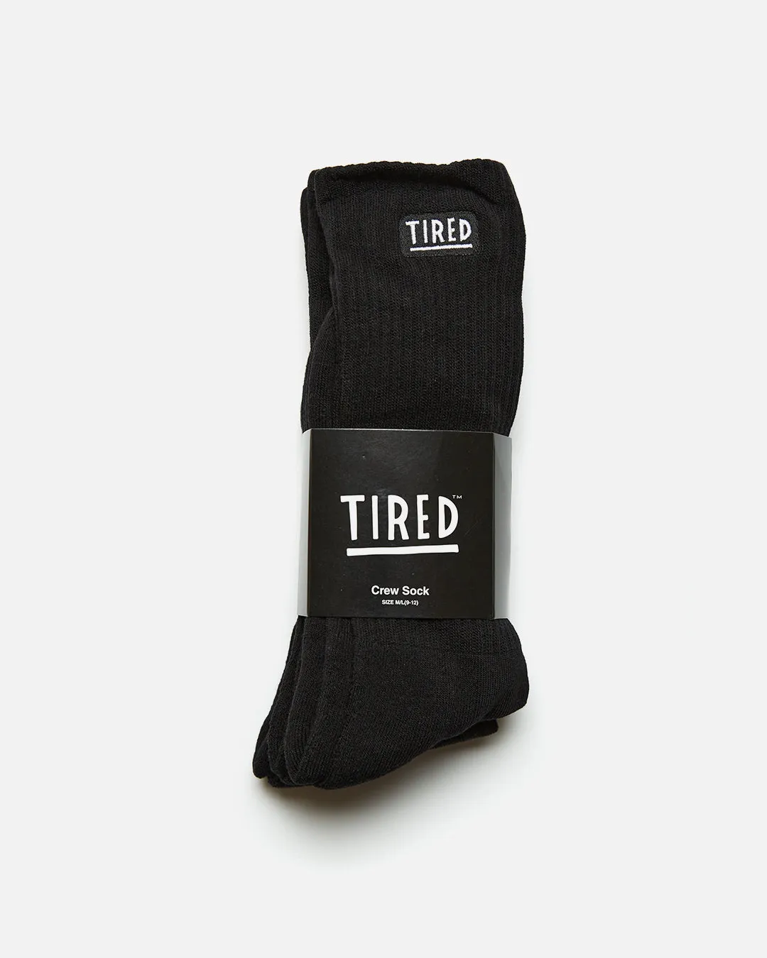 OG Logo Crew 3 Pack Socks - Black