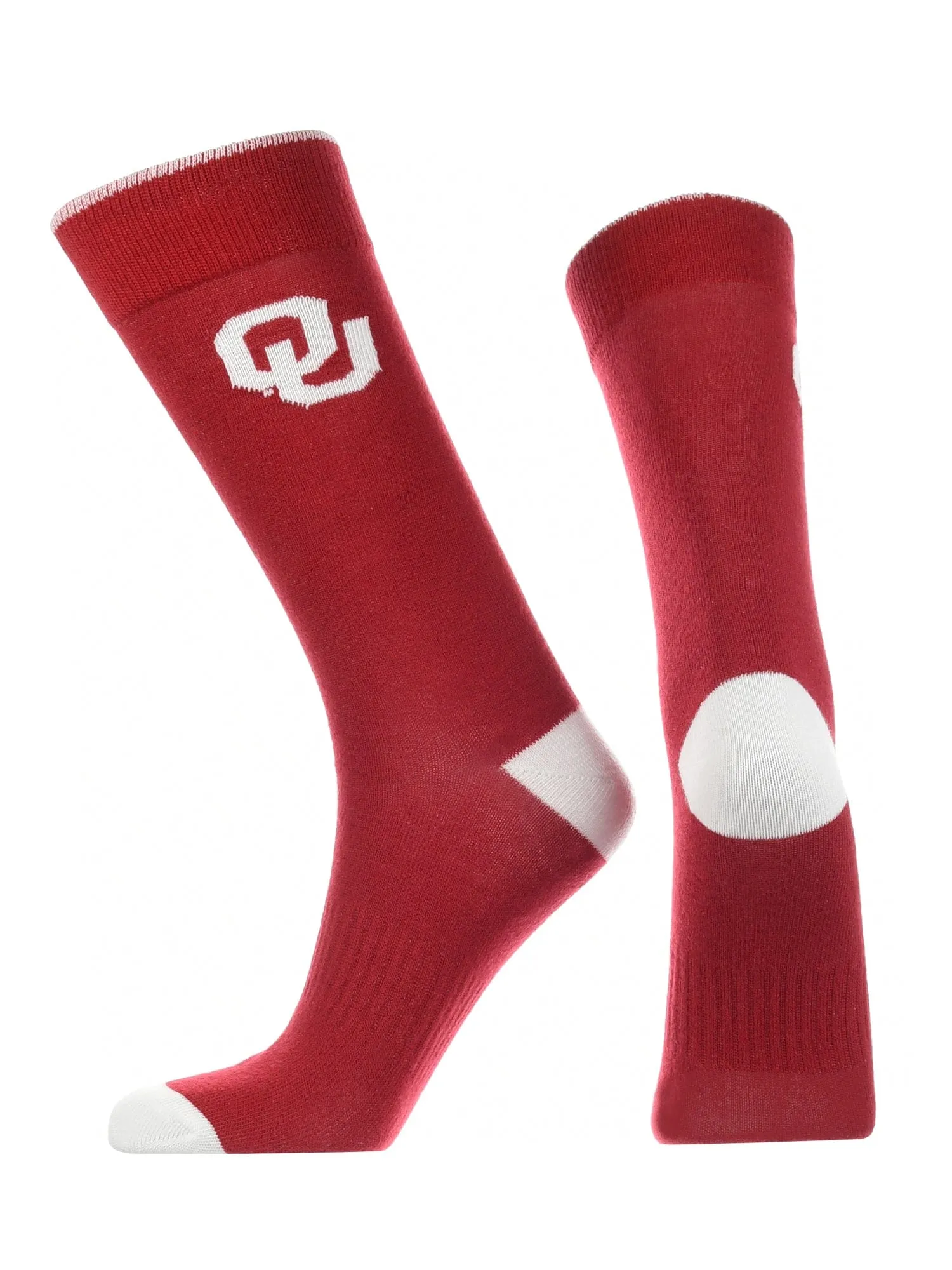 Oklahoma Sooners Dress Socks Dean's List Crew Length Socks