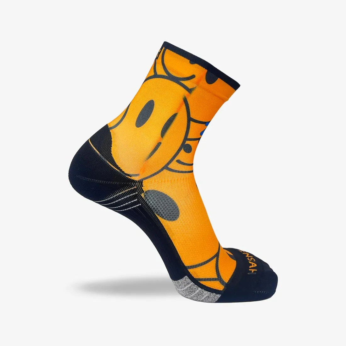 Overlapping Smileys Socks (Mini-Crew)