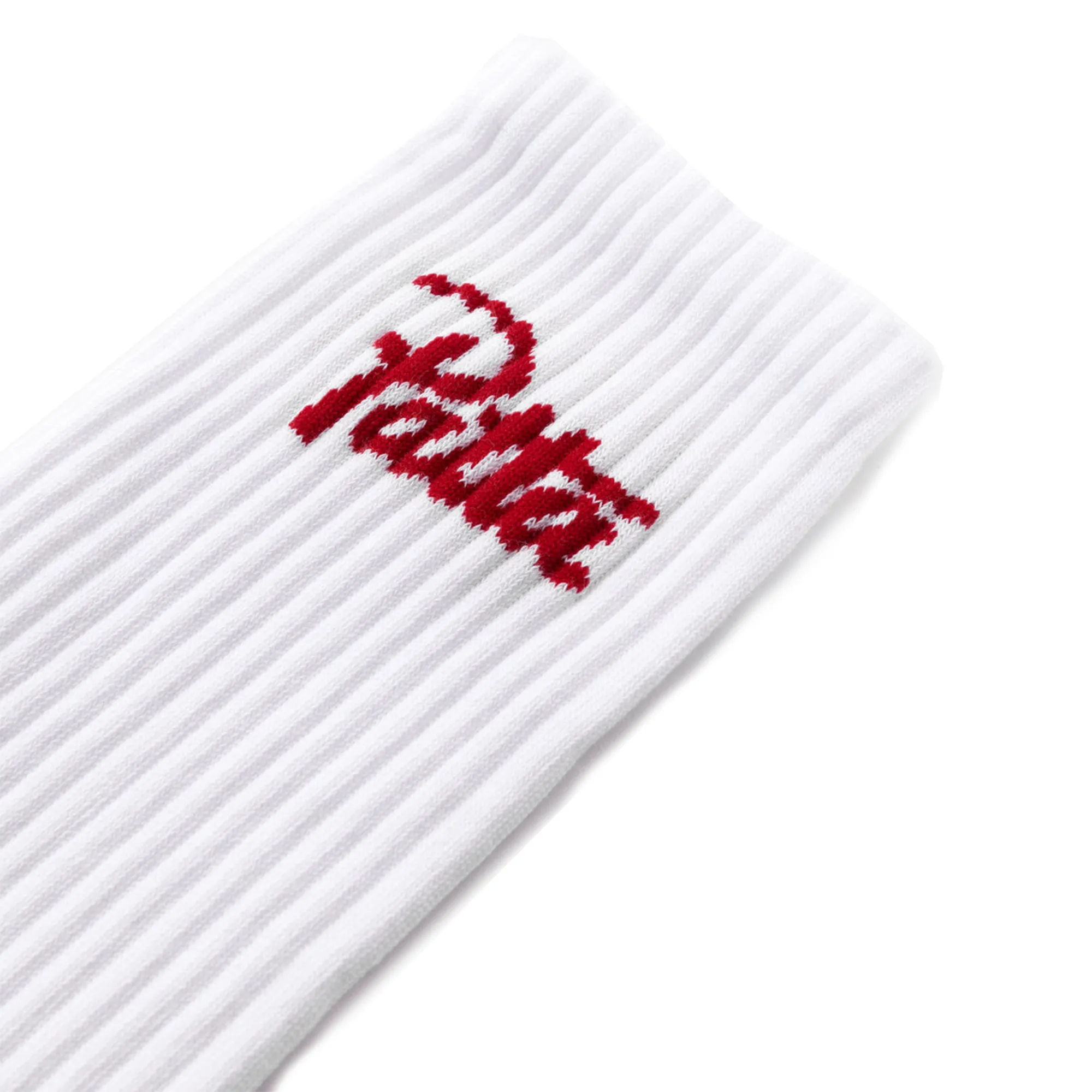 Patta Script Logo Sport Socks - White