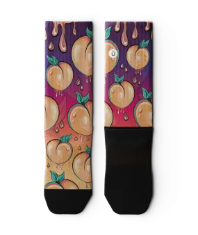 Peachy Crew Socks