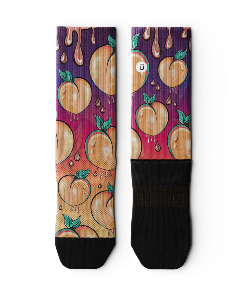 Peachy Crew Socks