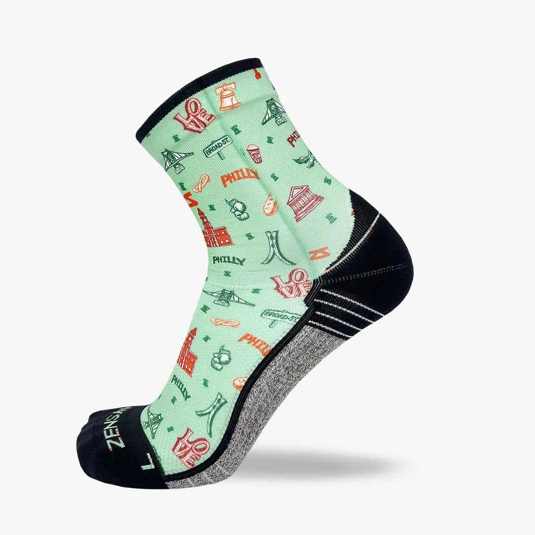 Philly Doodle Socks (Mini-Crew)