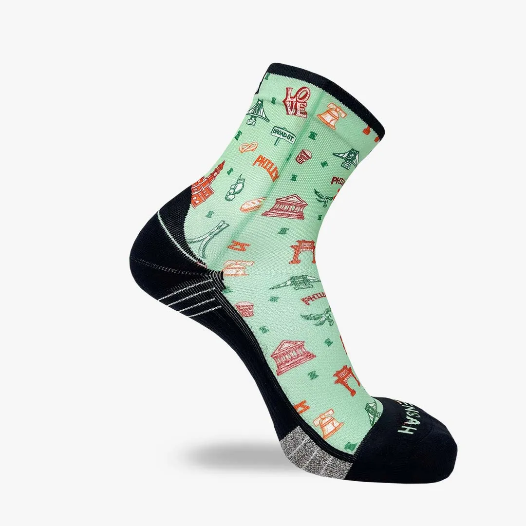 Philly Doodle Socks (Mini-Crew)